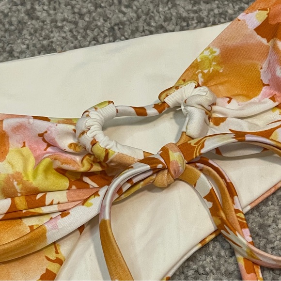 LSpace Women's Size Small Floral Reversible Bikini Bottoms Swimwear - Picture 3 of 4